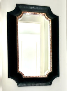 Black Framed Wall Mirror (2 Available)