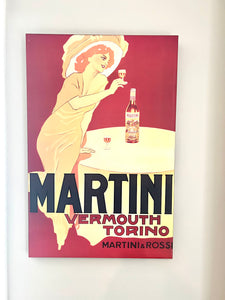 Martini Vermouth Art Canvas