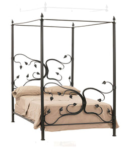 Stone County Ironworks Eden Isle King Canopy Bed