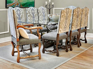Set of 8 Ambella Home Collection Florence Dining Chairs