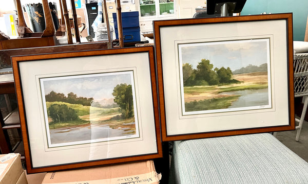 Pair of Ethan Harper Limited Edition Giclee's Signed, Numbered and Framed by Trowbridge