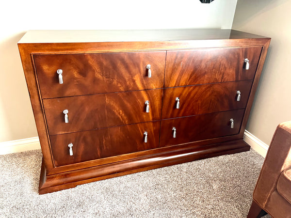 Decca Home Large Atelier Chest Made with Walnut and Sycamore
