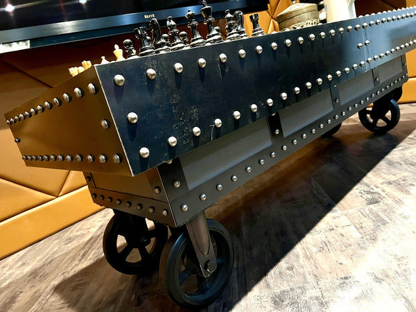 Industrial Studded Coffee Table from Wisteria