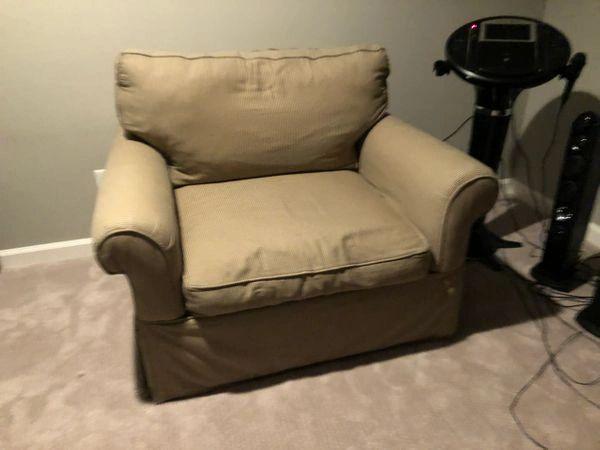 Upholstered Chair and a 1-2 by Rowe Furniture