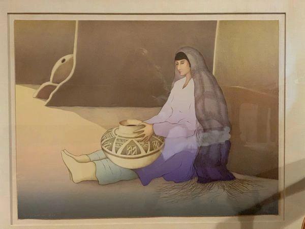 RC Gorman "Woman From Third Mesa" 1988 Signed and Numbered 188-225