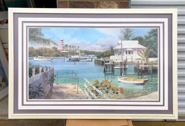 Phil Capen Framed and Matted Signed and Number Lithograph