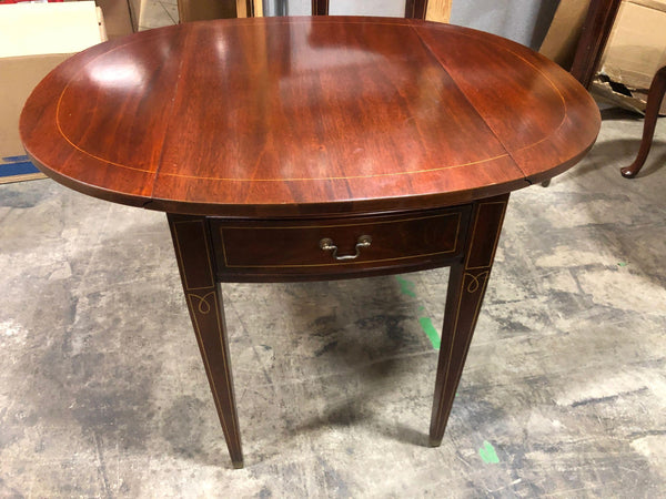 Vintage Hickory Chair Drop Leaf Pembroke Mahogany Side Table