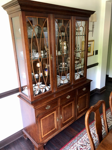 Pennsylvania House Glass Front China Cabinet Breakfront