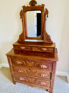 Vintage Dresser and Mirror