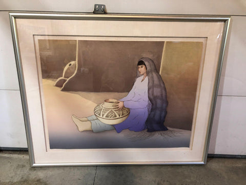 RC Gorman "Woman From Third Mesa" 1988 Signed and Numbered 188-225