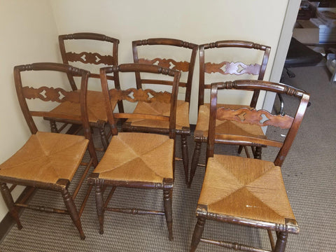 Set of 6 Hitchcock Side Chairs