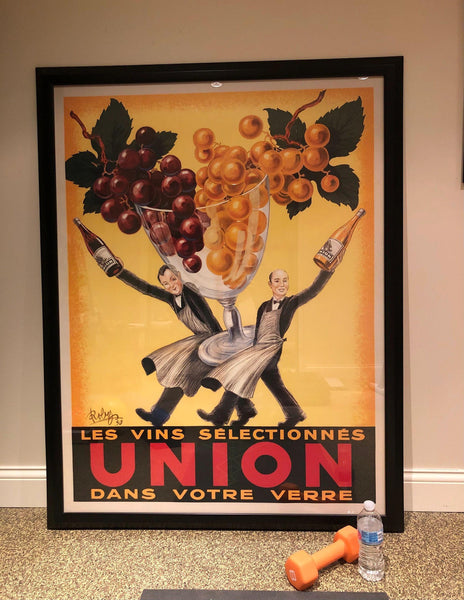 Union Large Framed Poster with Glass