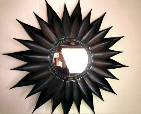 Copper Star Shaped Mirror