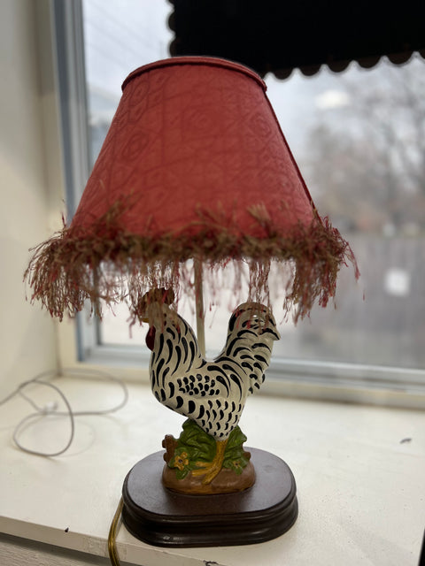 Authentic rooster lamp