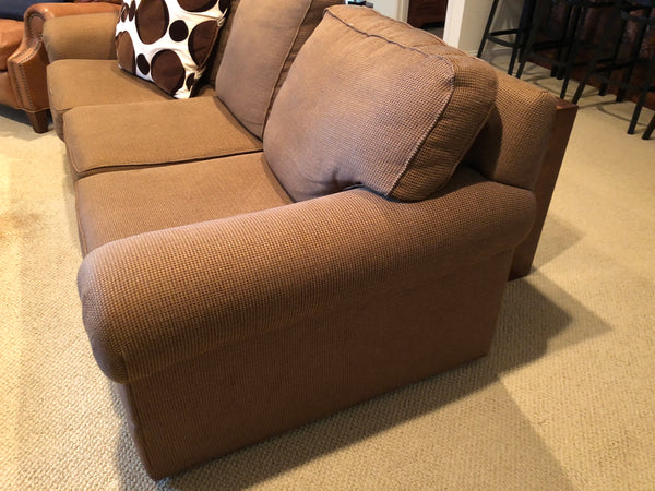 Brown Tweed Sofa