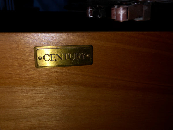 Century Furniture Midcentury Modern Tambour Armoire Wardrobe