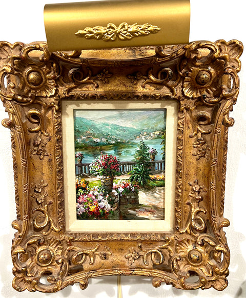 Vintage large deals original oil painting Gilded Frame-26x22