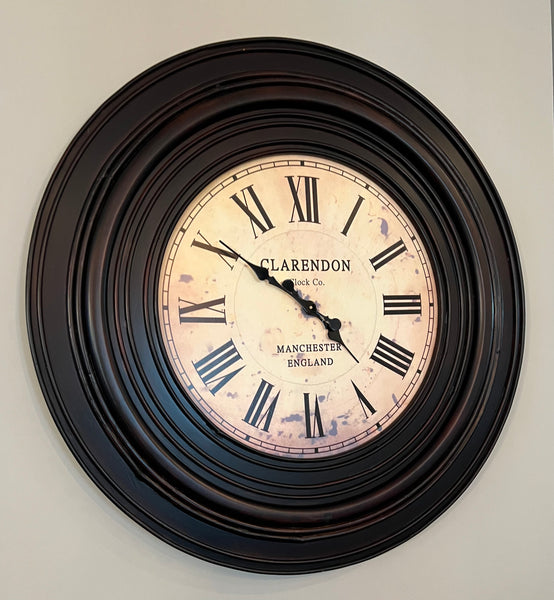 Round Clarendon Wall Clock