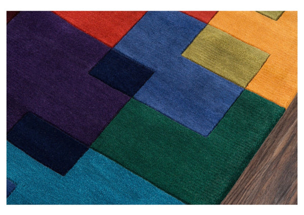 Momeni New Wave Dancing Squares Area Rug 8' x 11'